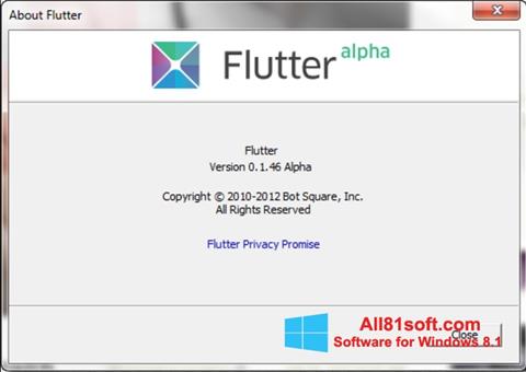 截圖 Flutter Windows 8.1