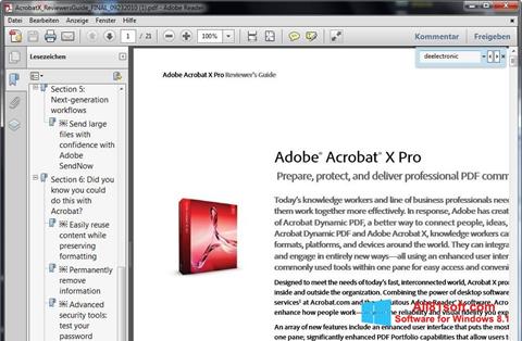 截圖 Adobe Reader Windows 8.1