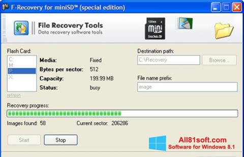 截圖 F-Recovery SD Windows 8.1