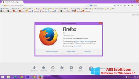 截圖 Mozilla Firefox Offline Installer Windows 8.1
