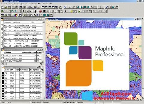 截圖 MapInfo Professional Windows 8.1