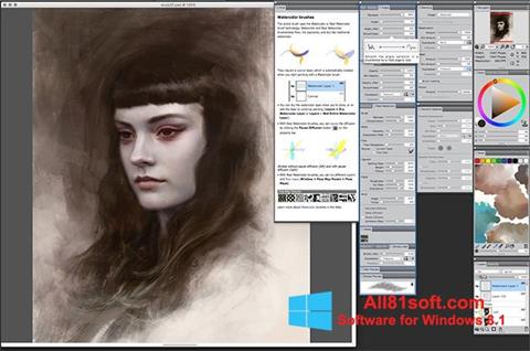 截圖 Corel Painter Windows 8.1