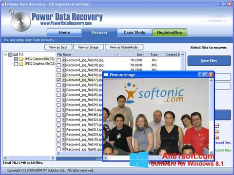 截圖 Power Data Recovery Windows 8.1