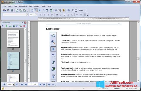 截圖 Infix PDF Editor Windows 8.1