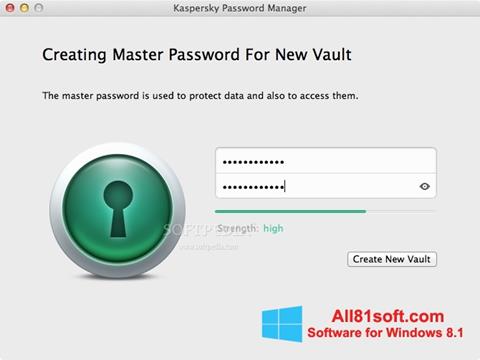 截圖 Kaspersky Password Manager Windows 8.1