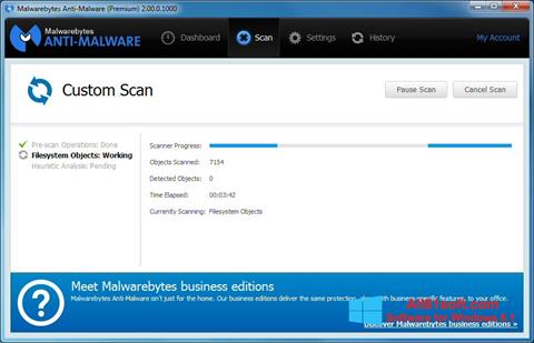 截圖 Malwarebytes Anti-Malware Windows 8.1