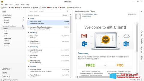 截圖 eM Client Windows 8.1