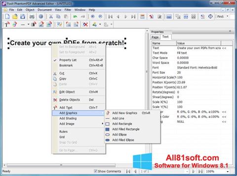 截圖 Foxit PDF Editor Windows 8.1