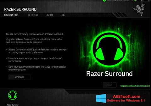 截圖 Razer Surround Windows 8.1