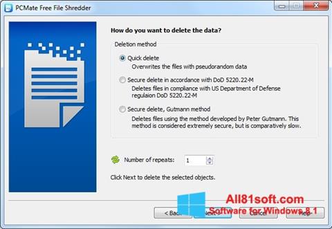 截圖 File Shredder Windows 8.1