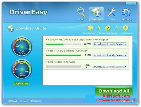 截圖 Driver Easy Windows 8.1