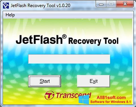 截圖 JetFlash Recovery Tool Windows 8.1