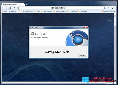 截圖 Chromium Windows 8.1
