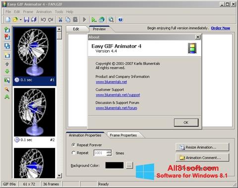 截圖 Easy GIF Animator Windows 8.1