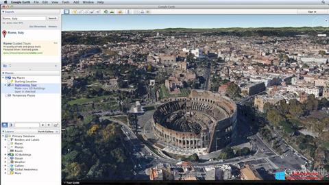 截圖 Google Earth Windows 8.1