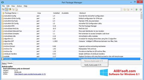 截圖 ActivePerl Windows 8.1