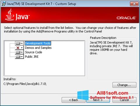 截圖 Java Development Kit Windows 8.1