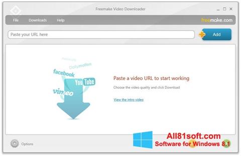 截圖 Freemake Video Downloader Windows 8.1